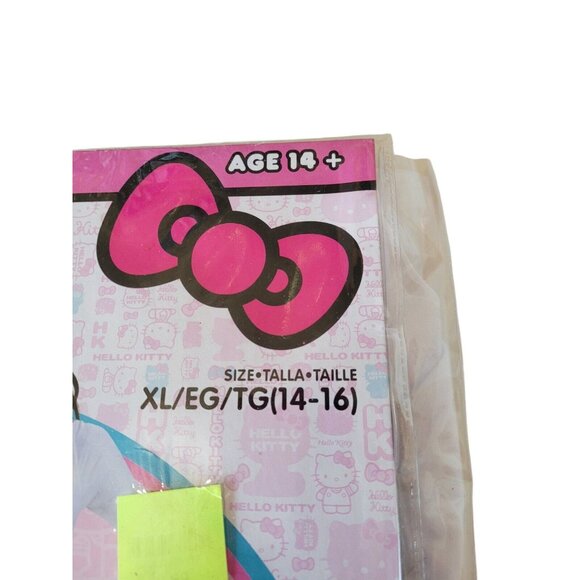 Hello Kitty Dress Costume Girls Sz XL 14-16  with Kitty Ear And Glasses - Picture 6 of 7